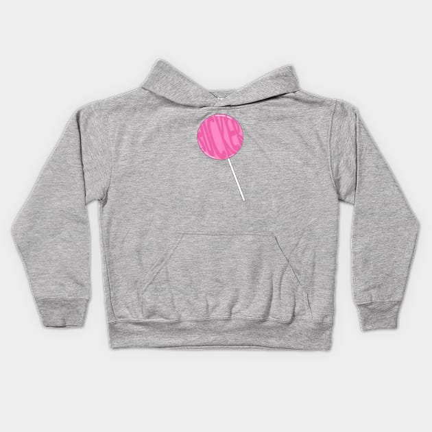 Lollipop Sucker Kids Hoodie by Graphic-Eve